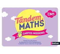 Tandem - Maths CM1 - Cartes missions - Programme 2025