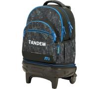 Tandem Zaino Carrello Compact Rimovibile Maps, Nero , Grande, Casual