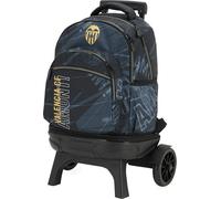 Tandem Zaino Carrello Fisso Compact Rimovibile Grandi Ruote Valencia C.F 2025, Nero , Grande, Casual