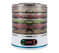 TaNeHaKi Essiccatore a 5 ripiani, 35-70 °C, 72 ore, con display a LED, essiccatore per frutta, verdura, carne, cereali, asciugacapelli senza bpa