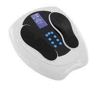 TaNeHaKi Massaggiatore elettrico per piedi,Lcd Display stimolatore gambe,Massaggiatore portatile con telecomando per alleviare il dolore ai piedi