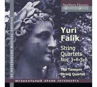 Taneyev String Quartet Yuri Falik String Quartets nos. 3,4,5,6 (CD)