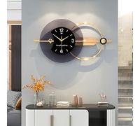 TANG SHI Orologio da parete in metallo da parete gigante XXL 100 cm da parete moderna digitale orologio per soggiorno creativo orologio da parete silenzioso decorazione d'interni