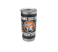 Tang Soo Do combattente - per il fan del karate coreano Bicchiere termico in acciaio inox doppia parete