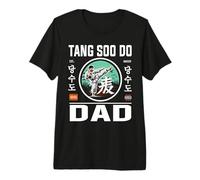 Tang Soo Do Karate Dad per Gli Arti Marziali e Il Padre Maglietta Premium