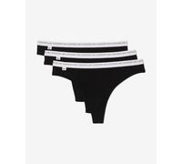 Tanga Lacoste String nero puro (3 unità) - XL