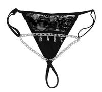 Tanga personalizzati Sexy Catena Vita Perizoma per le donne, Personalizzato String Nome G-string Biancheria intima Personalizzata Mutandine Regalo per Lei