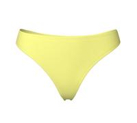 Tanga senza cuciture per le donne - Stampa giallo chiaro da donna No Show Biancheria intima bikini mutandine slip, Nero, M