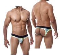 Tanga uomo sexy perizoma intimo aperto mutanda maschile mini slip a vita bassa
