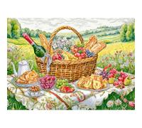TangComplete - Picnic - Puzzle per adulti 1000 pezzi, puzzle per adulti 1000 pezzi, puzzle per adulti, adulti giocattoli impegnativi, puzzle impossibile, puzzle decorazione famiglia