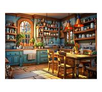 TangComplete Puzzle 1000 pezzi per adulti e bambini, Gioco Impossibile, regalo puzzle, enigmi intelligenti, puzzle colorati, puzzle con motivo di calda cucina