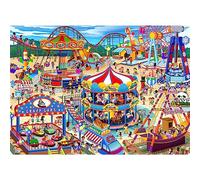TangComplete Puzzle da 1000 pezzi per adulti e bambini, gioco impossible puzzle, idea regalo, puzzle intelligente, puzzle colorato, puzzle con motivo parco divertimenti