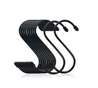 TANGDIAABBCC Qcore 20 Pack S Shaped Hanging Hooks for Pans Pots Plants Bags Towels Mugs in Kitchen Bedroom Bathroom Office Kitchen Pot Pan Hook