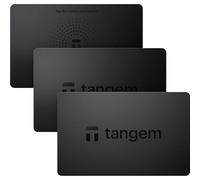 TANGEM Confezione da 3 portafogli crittografici sicuri, conservazione frigorifera affidabile per Bitcoin, Ethereum, NFT e altre monete, portafoglio hardware offline al 100%