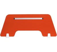 Tangerine - Divisorio pieghevole per studio da 30 cm, pannello schermato per casa, ufficio, classe, privacy e gestione dello spazio, 59,9 x 30 cm