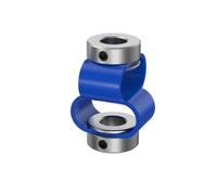 Tangerniu 1 pz D27L40 Encoder di font Giunto albero Giunto doppio anello Flessibile Alluminio CNC Stampante 3D Servomotore Giunto universale Giunto per albero(5mm to 11mm)