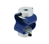 Tangerniu 2 pezzi D23L32 giunto a doppio anello foro interno da 3 mm a 8 mm 8 caratteri encoder albero motore CNC giunto flessibile in lega di alluminio Giunto per albero(5x8mm)