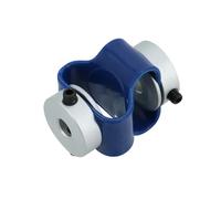 Tangerniu 2 pezzi D27L30 giunto a doppio anello foro interno da 4 mm a 11 mm 8 caratteri encoder albero motore CNC giunto flessibile in lega di alluminio Giunto per albero(8x11mm)