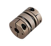 Tangerniu D26 L35 Giunto motore a doppia membrana Disco di accoppiamento elastico Connettore albero flessibile torsionalmente Giunto per albero(6mm to 6mm)