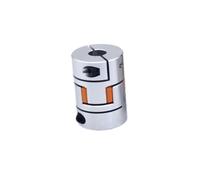 Tangerniu Giunto for albero a ganascia in alluminio D65 L90 65 mm x 90 mm Connettore di accoppiamento flessibile for motore a ragno Manicotto(14mm x 34mm)