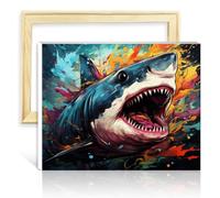 TANGFEIY Kit di pittura digitale per adulti con pennelli, pigmento acrilico, progetti di pittura digitale per la decorazione della casa, regali, cornice fai da te (40 x 50 cm)