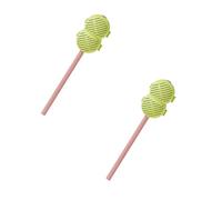 Tanghulu - Filtro per tè a sfera con manico lungo, 2 in 1, divertente, di alta qualità, riutilizzabile, a rete fine, diffusore a intervalli per tè sfuso, per foglie di tè sfuse per tazza e teiera