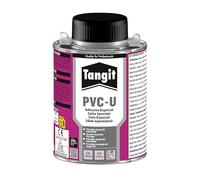 Tangit Adesivo speciale con pennello, Tangit PVC colla per assemblare tubi, Adesivo PVC per incollare tubature idrauliche e giunzioni, 1x250g latta con pennello