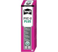 Tangit PVC-U senza THF, Adesivo per PVC, Ideale per Giunzioni di Tubi in PVC Rigido, Assemblaggio di Tubi e Raccordi in PVC anche sotto Pressione, Grondaie, Condutture di Cavi, ABS, Tubetto da 125g