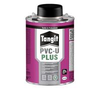 Tangit PVC-U Plus THF Free con Pennello, Colla PVC senza THF, Colla per Assemblare Tubi, Adesivo per Incollare Tubature Idrauliche, 1 Latta 500g
