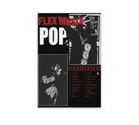 TANGJUNMR OsamaSon - Poster su tela con copertina di album musicali, decorazione artistica da parete, per camera da letto, 50 x 75 cm, senza cornice