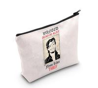 Tangl-ed - Borsa per il trucco ispirata al film dei cartoni animati, Wanted Dead or Alive Flynn Rider Thief, per fan dei volantini, Vivo o morto