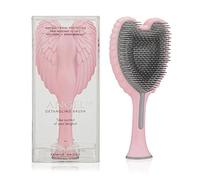 Tangle Angel - Spazzola per extension per capelli, antistatica con setole morbide, per capelli lisci o mossi, con ali d'angelo, per doccia e asciugatura, da donna, colore: rosa satinato opaco