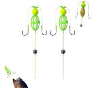 Tangle-Free Bottom-Up Feeder Basket Fishing System (2,10)