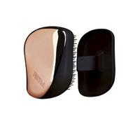 Tangle Teezer Compact Styler Detangler Hairbrush - Spazzola capelli per bagnati e asciutti - Spazzola districante per tutti i tipi di capelli - Da viaggio con coperchio protettivo - Nero e Oro Rosa