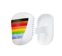 Tangle Teezer La spazzola districante compatta per capelli bagnati e asciutti, perfetta per viaggi e in viaggio, Pride Power