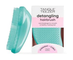 Tangle Teezer Mini spazzola districante originale | Dimensione del palmo perfetta per bambini e viaggi | Ideale per capelli bagnati e asciutti | Riduce i capelli mossi | Blu marino e boccioli di rosa