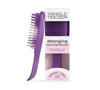 Tangle Teezer Mini Ultimate Detangler - Per capelli bagnati e asciutti - Spazzola districante per tutti i tipi di capelli - Spazzola tascabile da viaggio perfetta per bambini - Viola fresco
