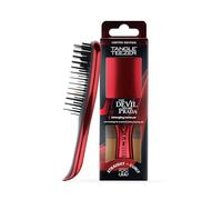 Tangle Teezer Mini x The Devil Wears Prada Ultimate Detangler - Per capelli bagnati e asciutti - Spazzola tascabile da viaggio perfetta per bambini - rosso cromato