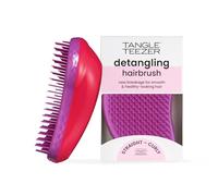Tangle Teezer Spazzola districante originale, perfetta per capelli bagnati e asciutti, denti a due livelli e design delicato sul palmo della mano, per capelli lucidi e senza crespo, Morello Cherry &