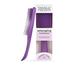Tangle Teezer Ultimate Detangler - Districa i capelli bagnati e asciutti - Anti-rottura e scioglinodi. Design con setole a doppio livello - Spazzola adatta a tutti i tipi di capelli - Viola fresco