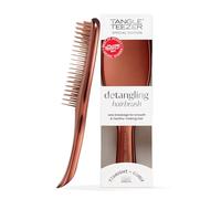 Tangle Teezer Ultimate Detangler Hairbrush - Spazzola cromata per capelli bagnati e asciutti - Doppie setole - Sciogli nodi per tutti i tipi di capelli - Cioccolato con finitura in bronzo