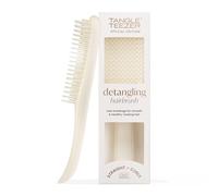 Tangle Teezer Ultimate Detangler Spazzola districante per tutti i tipi di capelli, bagnati e asciutti, I denti a due strati riducono la rottura ed eliminano i nodi, crema in porcellana, finitura opaca