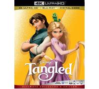 TANGLED (4K UHD Blu-ray) Mandy Moore Zachary Levi Donna Murphy Ron Perlman