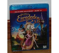 Tangled Blu-Ray 3D + Blu-Ray Classico Disney Nº 52 Nuovo (Senza Aprire) a-B-C