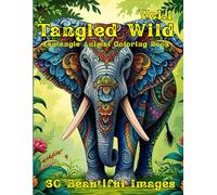 Tangled Wild Vol. 1: Zentangle Animal Coloring Book