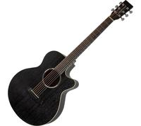 Tanglewood TWBB SFCE Smokestack Black Chitarra Semiacustica Jumbo