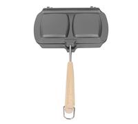 TANGLI Paninaro, Padella Antiaderente Staccabile in Lega di Alluminio A Doppia Faccia, Colazione Panini Press Grill Pan per Bistecca Uovo Formaggio, Ferro da Stiro per Il Campeggio