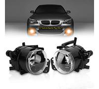 TangMiGe Fendinebbia compatibile con BMW E60 E61, Serie 5, (525i 525xi 528i 528xi 530i 530xi 535i 535xi 545i 550i), 07/2003-09/2010, Tutto solo per paraurti pacchetto M Tech Sport,1 Paio (Chiaro)