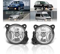TangMiGe Fendinebbia compatibile con Volkswagen VW Transporter Multivan T5 (7E 7F 7J 7H), Touareg 7L, Polo 9N, Craf 30-50 2E; Skoda Praktik, Roomster 5J, Fabia I II 1 2 (6Y2 6Y3 6Y5 542 545)