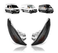 TangMiGe Indicatore Laterale per Citroen RENAULT Master 3 III (EV/FV/HV/JV/UV) 02/2010-UP, NISSAN NV400 11/2011-UP, OPEL Movano B (X62) 05/2010-UP. Nucleo Arancione, 1 Paio Fumo